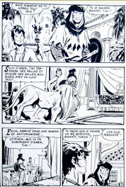 Stelio Fenzo - Stelio Fenzo : PLANCHE ORIGINALE MON JOURNAL "TIKI" LANCELOT N°74 1968 Page 35 - Comic Strip