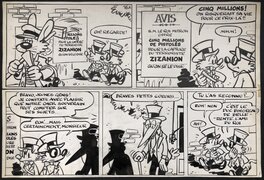 Raymond Macherot - Chlorophylle - Zizanion le Terrible - Planche originale N° 16A. - Comic Strip