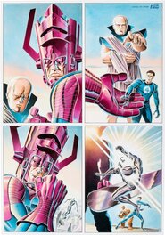 Giorgio Comolo - Fantastic Four 50 Page 9 (Recréation d'après Jack Kirby) - Planche originale