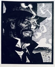 Ralph Meyer - Undertaker - Illustration originale