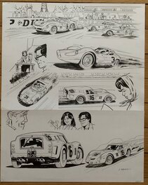 Christian Papazoglakis - Les 24 heures du Mans - 1961 - 1963 - Comic Strip