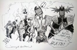 Jeremy Bastian - Judge Dredd - The Dark Judges - Original Illustration