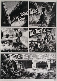 José Ortiz - Maxi Tex#8 " Le Train Blindé " ( Il Treno Blindato ) - Comic Strip