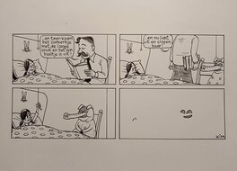 Comic Strip - Aldegonne en het varkentje met de lange snuit