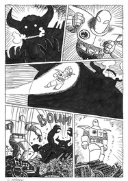 Comic Strip - Mardon, Cycloman, planche n°148, 2002.