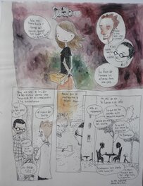 Vendedora de estrellas - Interfaces tome 1 - planche 1 originale Vendedora de estrellas - Interfaces tome 1 - planche 1 originale