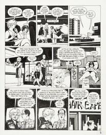 Jaime Hernandez - Jaime Hernandez - Love and Rockets vol. 1 #26, pg. 5 - Original art