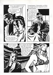 Toni Deu - Le Commander dans un fauteuil planche 73 - Flash espionnage n° 6, Aredit, mars 1981 - Planche originale