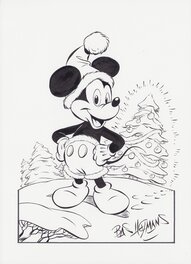 Bas Heymans - Bas Heymans | 2018 | Mickey in de sneew - Original Illustration