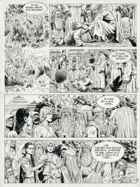 Claude Auclair - Auclair : Planche 110 de Bran Ruz 1980 - Comic Strip