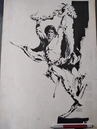 Jeff Jones - Tarzan (?) - Illustration originale
