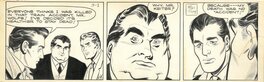 Mike Roy - Nero Wolfe Daily 1er mars 1957 - Planche originale