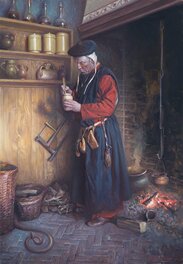 Petar Meseldžija - Petar Meseldzija - The Alchemist - Original Illustration