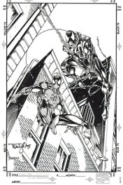 Tom Lyle - Scarlet Spider & Spider-Man - Poster Illustration - Illustration originale