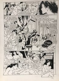 Eric Chabbert - Planche noir & blanc 04, Docteur Monge tome 04 : Le "cygne d'argent" - Comic Strip