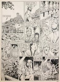 Eric Chabbert - Planche noir & blanc 14, Docteur Monge tome 01 : Hermine - Comic Strip