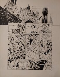 Eric Chabbert - Planche noir & blanc 21, BlackStone tome 02 : New York - Comic Strip