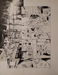 Eric Chabbert - Planche noir & blanc 27, BlackStone tome 01 : Les magiciens - Comic Strip