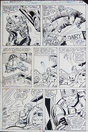 Sal Buscema - Incredible Hulk Issue 236  ( machine man ) - Planche originale