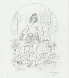Didier Cassegrain - Conan le Cimmérien - Illustration originale
