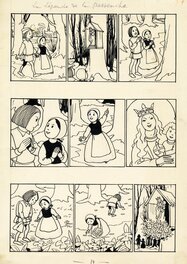 Jacques Laudy - 1950? - De legende van de Maagdenpalm (Page - Belgian KV) - Comic Strip