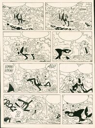Francisco Ibáñez - Mortadelo y Fliemón (Clever & Smart) / El Botones Sacarino (Tom Tiger + Co.) - Comic Strip