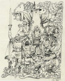 Mike Ploog - Mike Ploog Fellowship of the Ring original drawing - Original Illustration