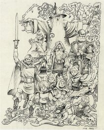 Mike Ploog Fellowship of the Ring original drawing