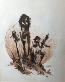 Cromwell - Glam & Comet - Original Illustration