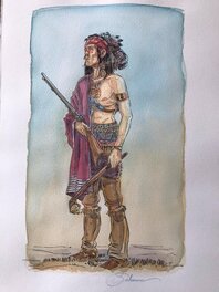 Paul Salomone - Jack l'indien - Original Illustration