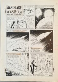 Phil Davis - Mandrake the Magician (Sunday Comic Strip) - Planche originale