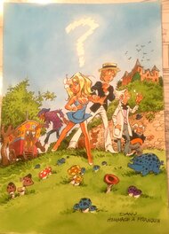Dany - Il y a un sorcier à Champignac - Original Illustration