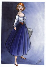 Teresa Valero - Contrapaso: PALOMA - Original Illustration