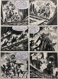 José Ortiz - Ortiz, Maxi Tex#8, Il treno Blindato, planche n°78, 2004. - Comic Strip