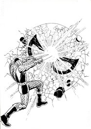 Eduardo Alpuente - Amazing SPIDERMAN/ SPIDER-MAN 72 D'APRES JOHN BUSCEMA - Couverture originale