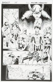 Jorge Molina - Avengers: The Initiative #35 p8 - Planche originale