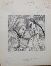 Jacques Grange - Anne Boleyn - Illustration originale