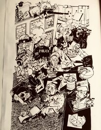 Lionel Chouin - The Goons streetview - Comic Strip