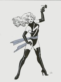 Mike Vosburg - Miss Marvel, commission. - Original Illustration