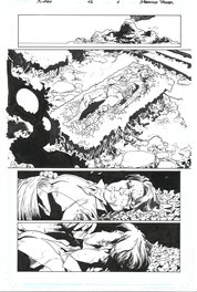 Mahmud Asrar - X-Men 13 page 1 - Planche originale
