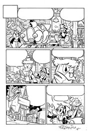 Andrea Freccero - Planche ORIGINALE DE FANTOMIALD : - Comic Strip