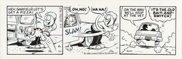 Jim Davis - Strip Garfield 02/04/1986 - Planche originale