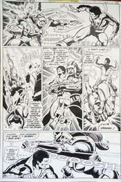 Dick Dillin - Justice League 173 Regulator VS Black Lightning - Planche originale