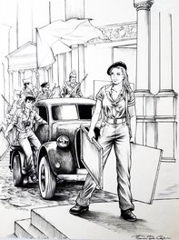 Thomas Du Caju - Couv. Betty & Dodge T5 Disparition à Madrid - Couverture originale