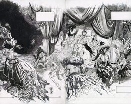 Georges Bess - Bram Stoker Dracula, pages 60-61 - Planche originale