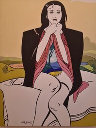 Alex Varenne - Sunrise Woman - Original Illustration