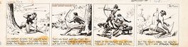 Rex Maxon - Tarzan Daily Comic Strip Episodes # 265-# 266  (United Feature Syndicate, 1940). - Planche originale