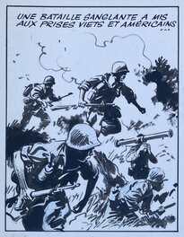 Noël Gloesner - Gloesner - scène de guerre - Comic Strip