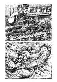 Raúlo Cáceres - Deux illustrations du jeu de rôle Eden - Illustration originale