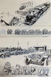 Planche originale - Thomas Du Caju - Train des souris de Leningrad - Page 32 Tome 2